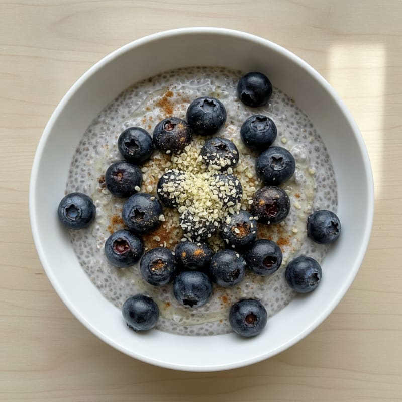 Blueberry Chia Seed Pudding