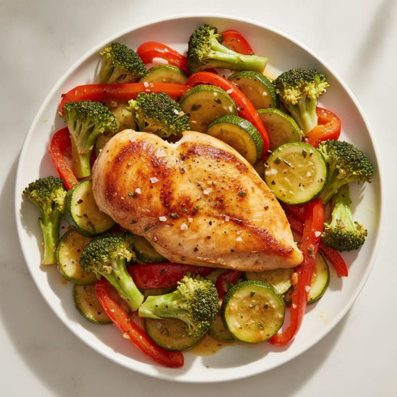 Roasted Chicken and Vegetable Medley
