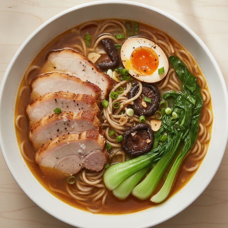 Savory Pork Ramen Bowl