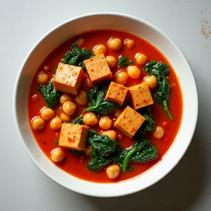 Hearty Spiced Chickpea and Tomato Stew