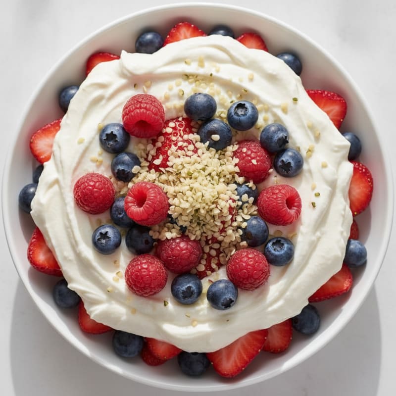 Creamy Greek Yogurt Protein Parfait with Mixed Berries