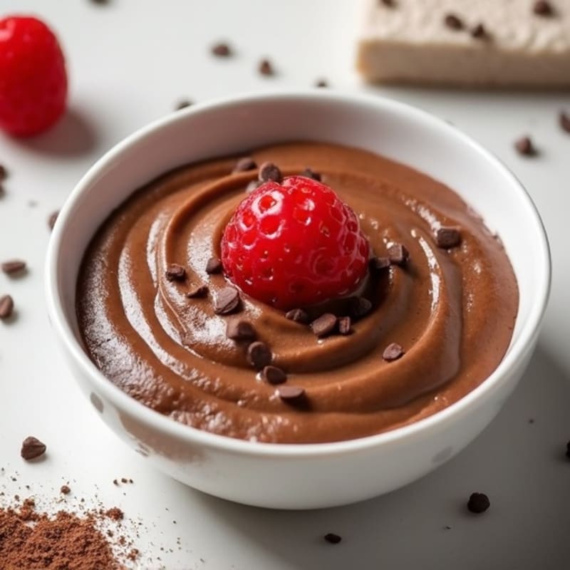 Cottage Cheese Chocolate Protein Pudding