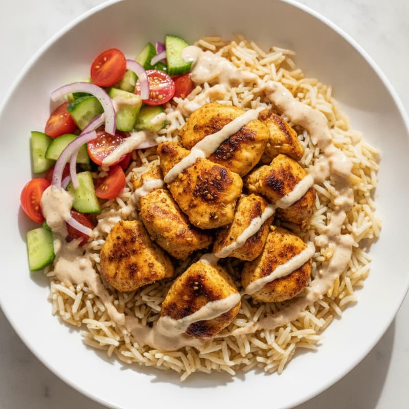 Chicken Shawarma Rice Bowl