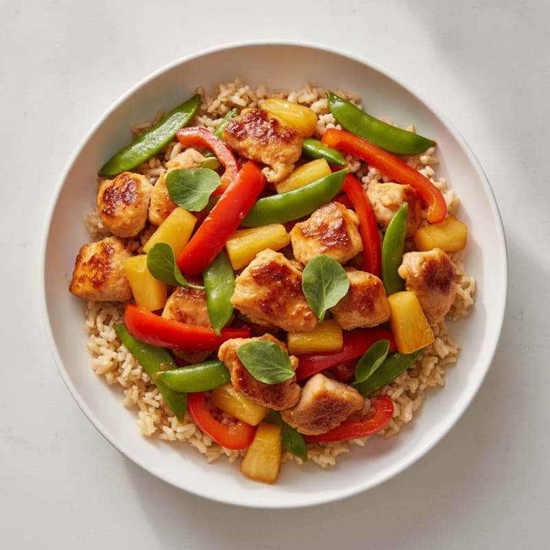 Sweet and Sour Chicken Stir-Fry