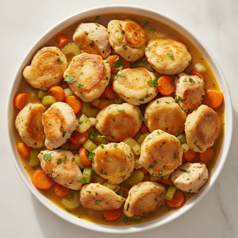 Homestyle Chicken and Herb Dumplings