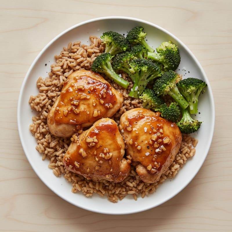 Air-Fried Honey-Garlic Chicken Thighs