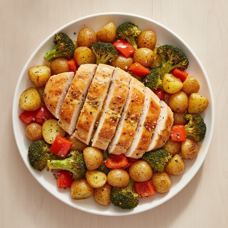 Sheet Pan Lemon Herb Chicken