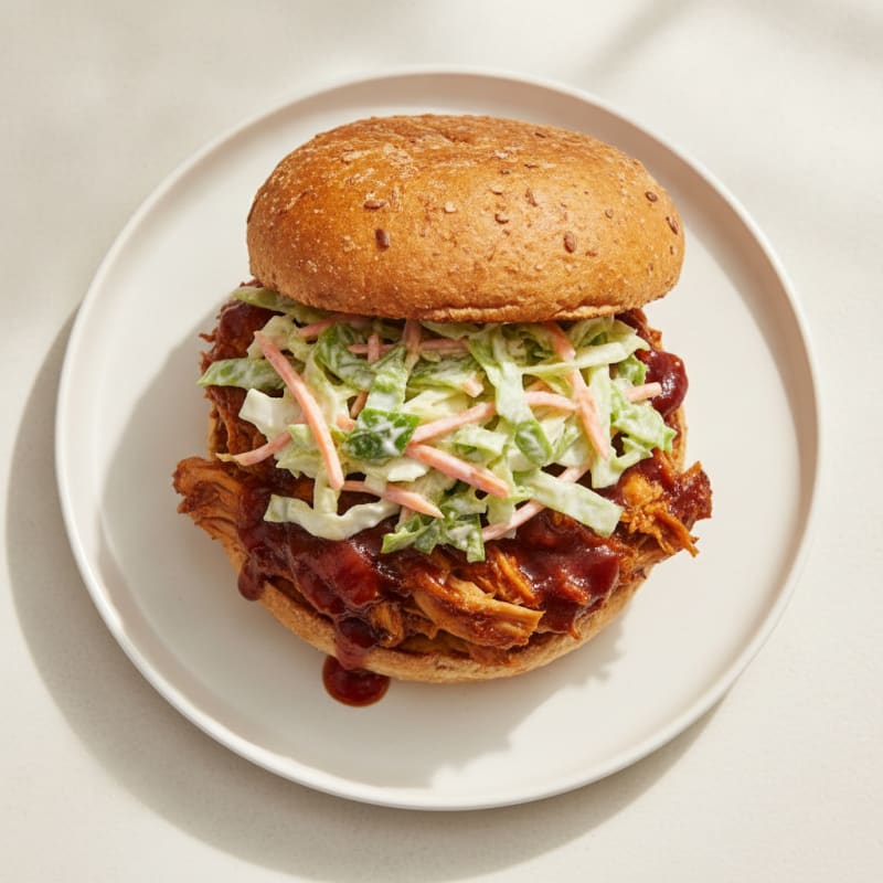 Smoky BBQ Pulled Chicken Sandwich
