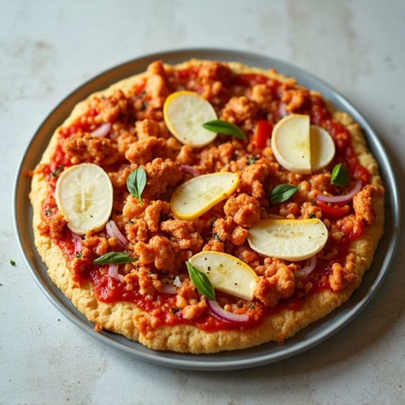 High-Protein BBQ Chicken Pizza