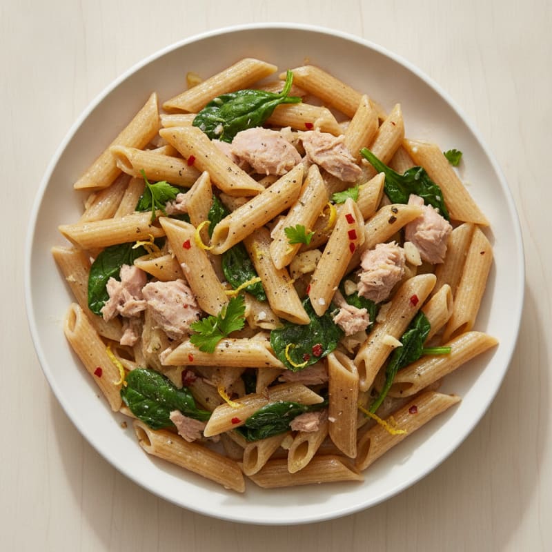 Lemon-Herb Tuna Wholewheat Pasta
