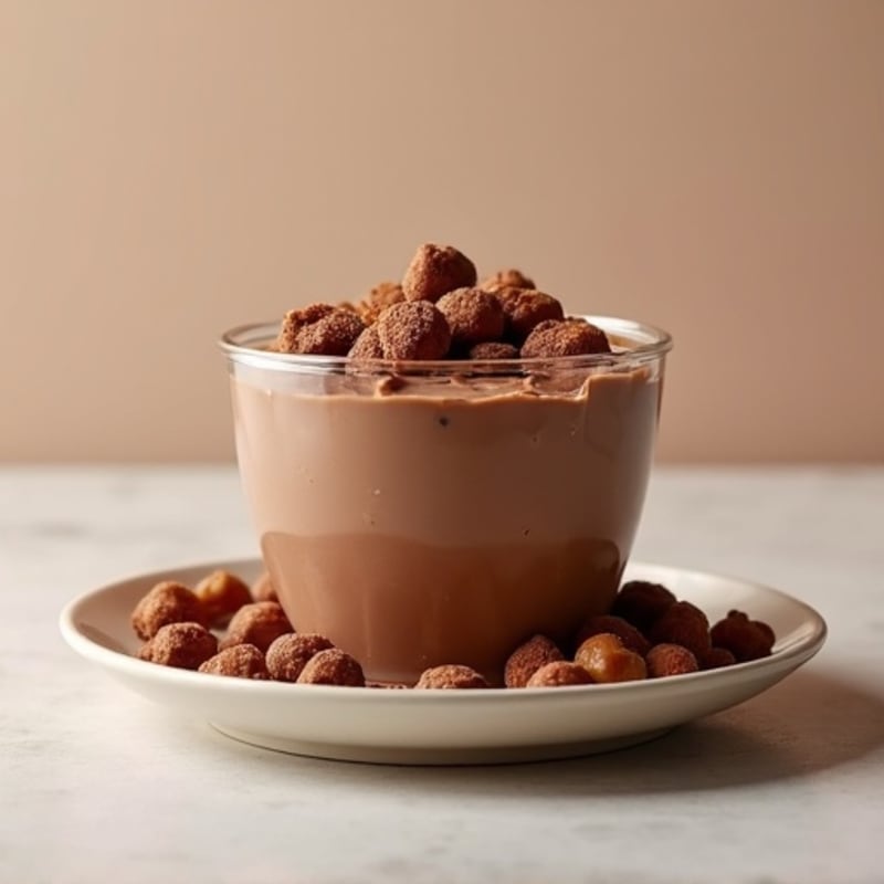 Silky Chocolate Chickpea Protein Pudding