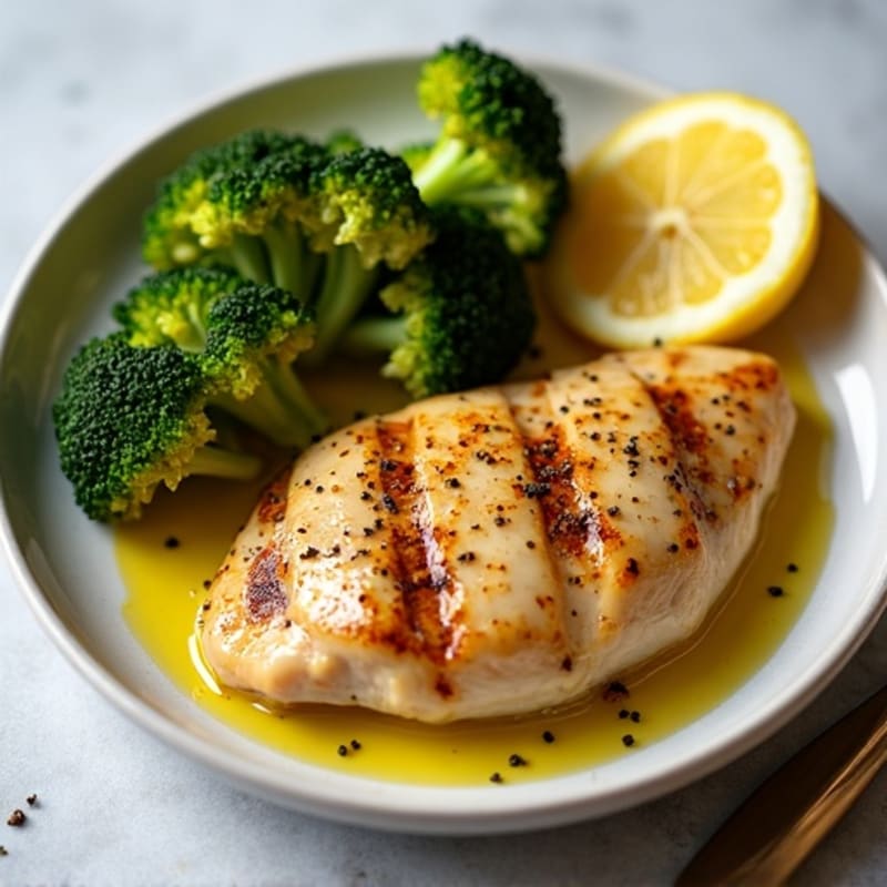 Sheet Pan Lemon Garlic Chicken and Crispy Broccoli