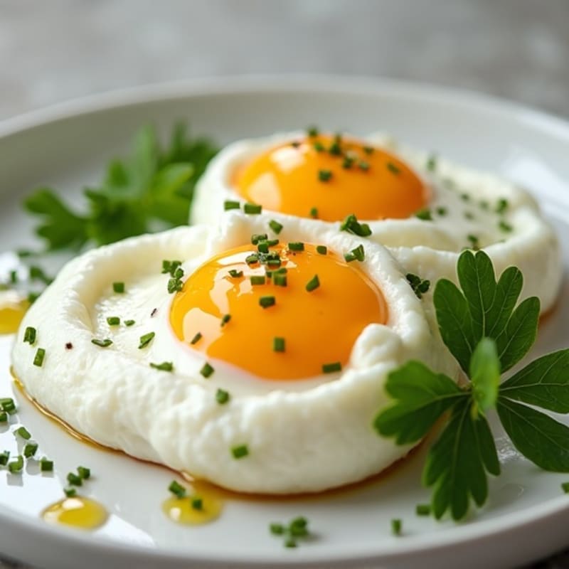 Fluffy Cloud Eggs with Fresh Herbs