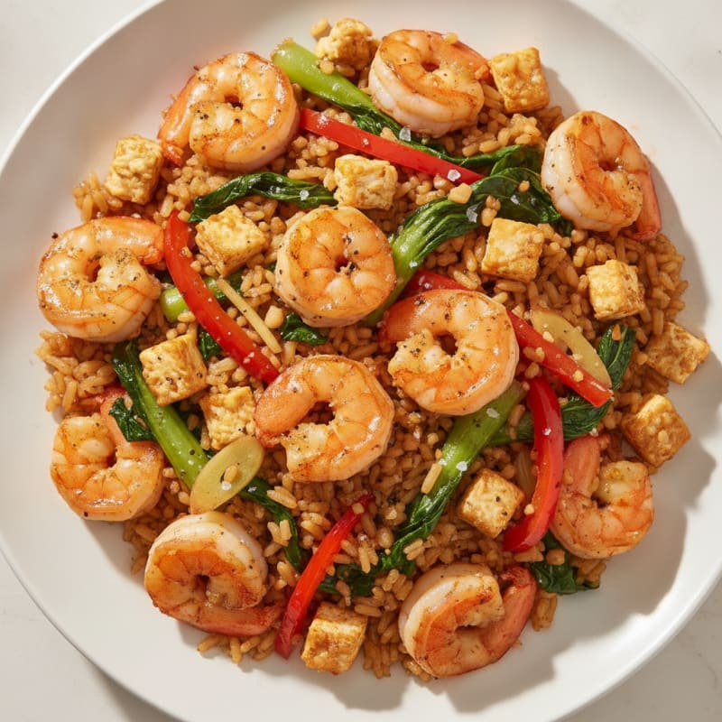 Garlic Shrimp Fried Rice