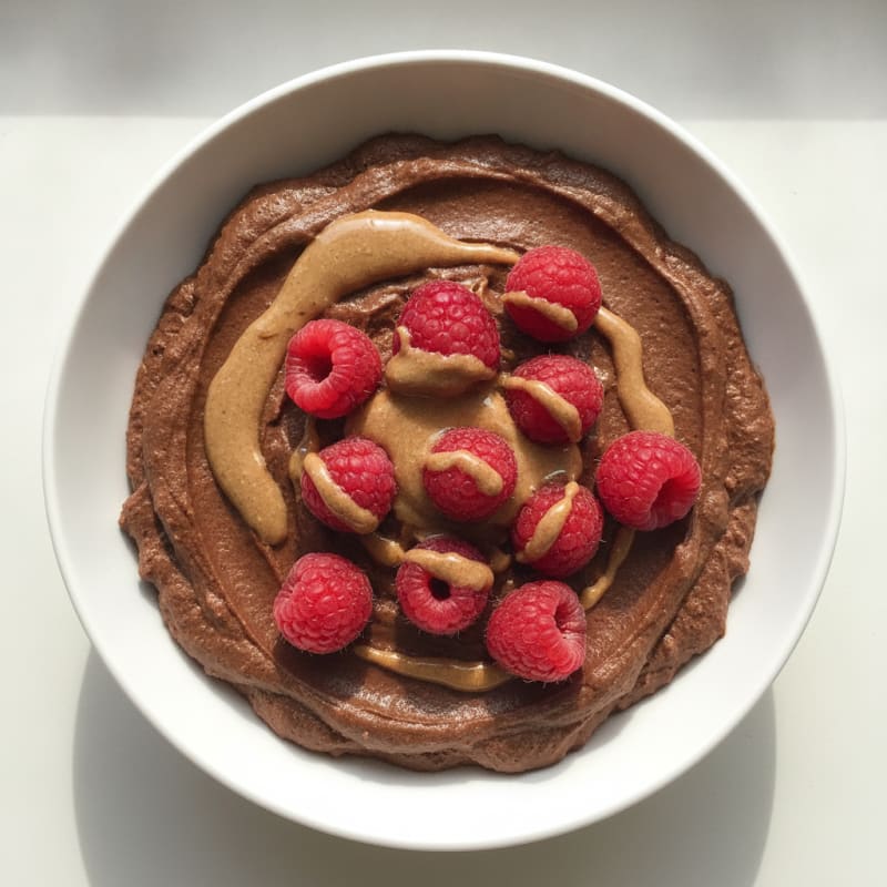 Silky Chocolate Protein Pudding with Greek Yogurt