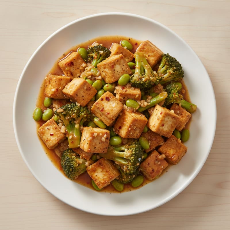 Ginger-Garlic Tofu Stir-Fry
