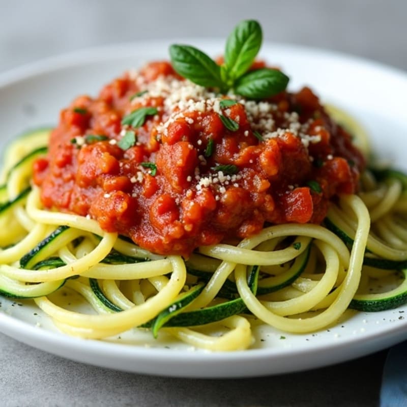 Protein-Packed Turkey and Zucchini Noodle Marinara