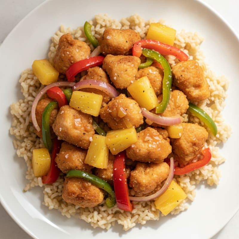 Sweet and Sour Chicken with Pineapple