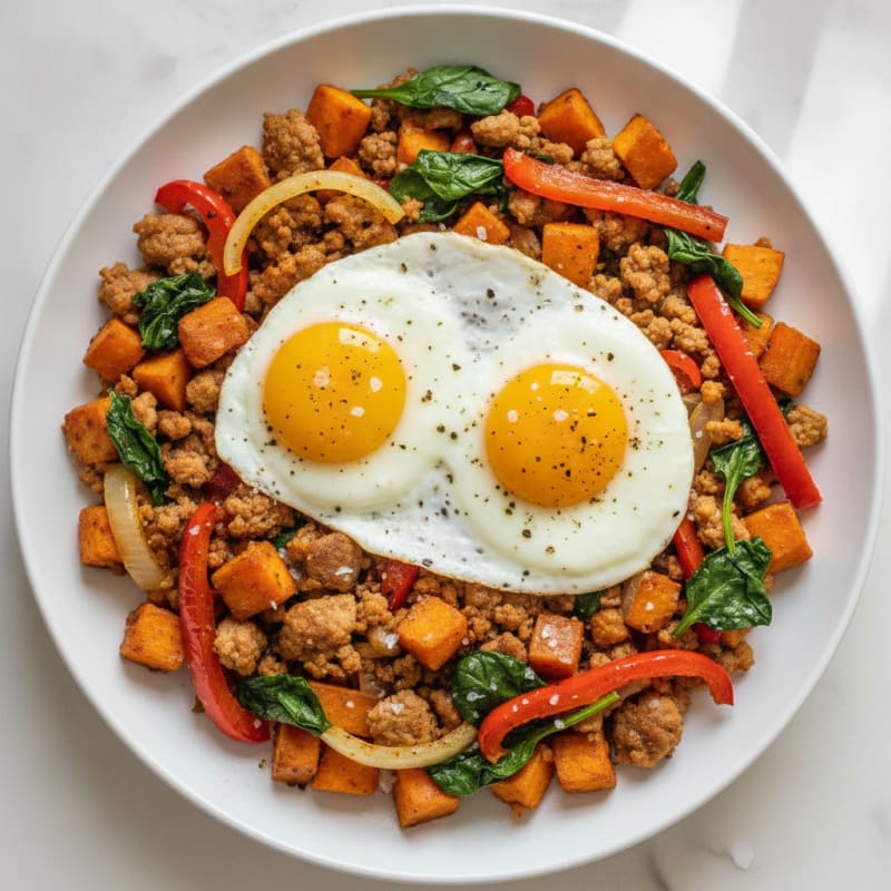 Hearty Grand Slam Breakfast Skillet