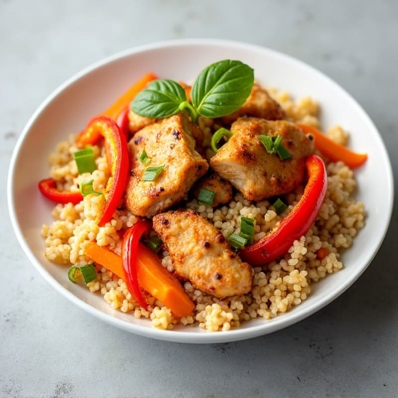 Cauliflower Rice Chicken Stir-Fry