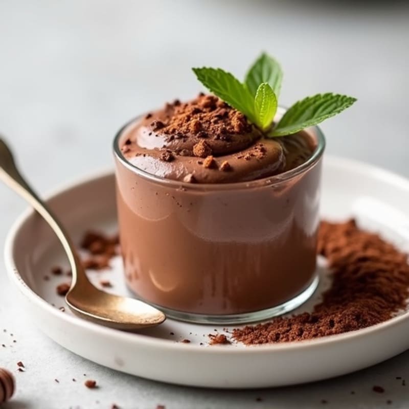 Silky Chocolate Protein Pudding