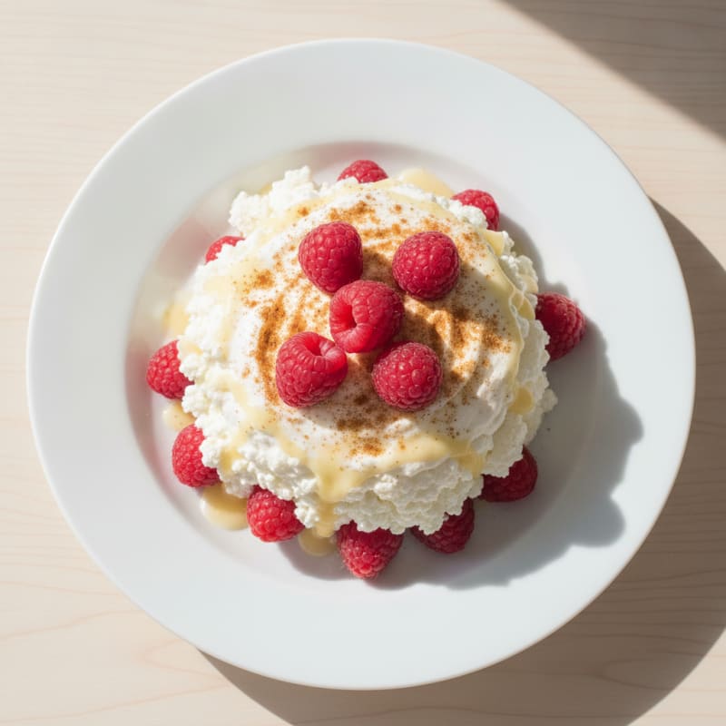 Creamy Cottage Cheese and Berry Protein Parfait