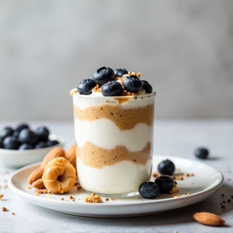 Greek Yogurt Protein Parfait with Almond Butter