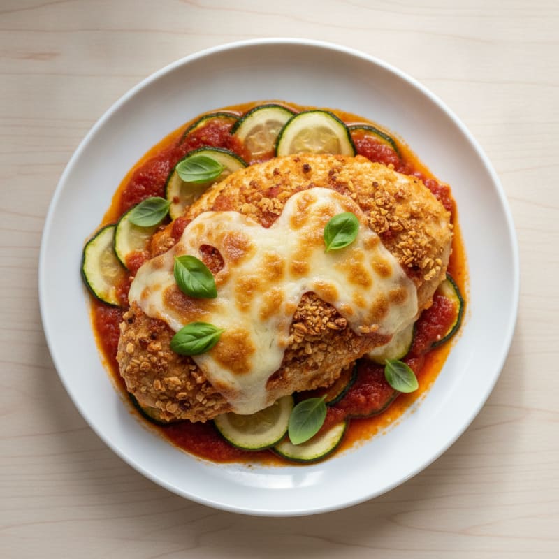 Baked Chicken Parmesan with Marinara