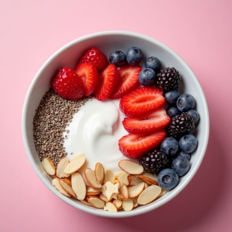 Greek Yogurt Power Bowl with Fresh Berries