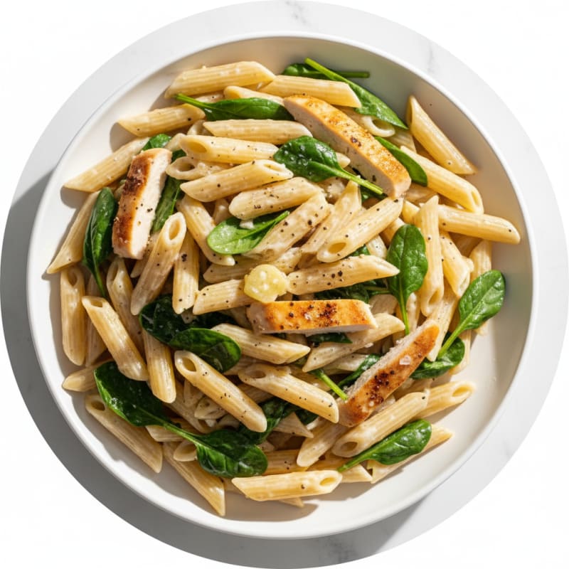 Creamy Chicken Alfredo Penne