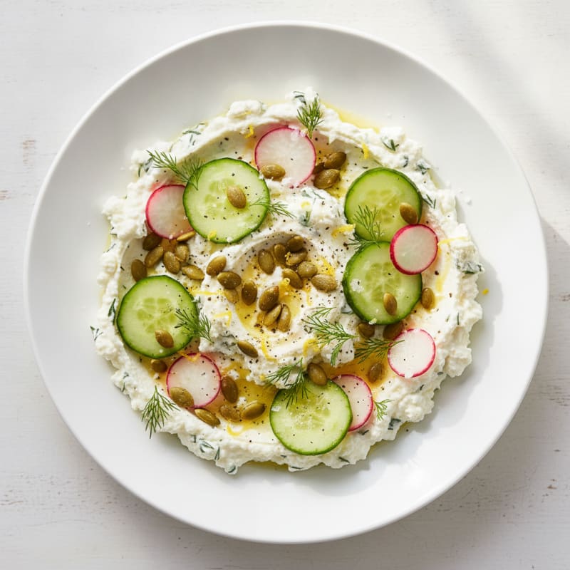 Lemon-Herb Cottage Cheese Bowl