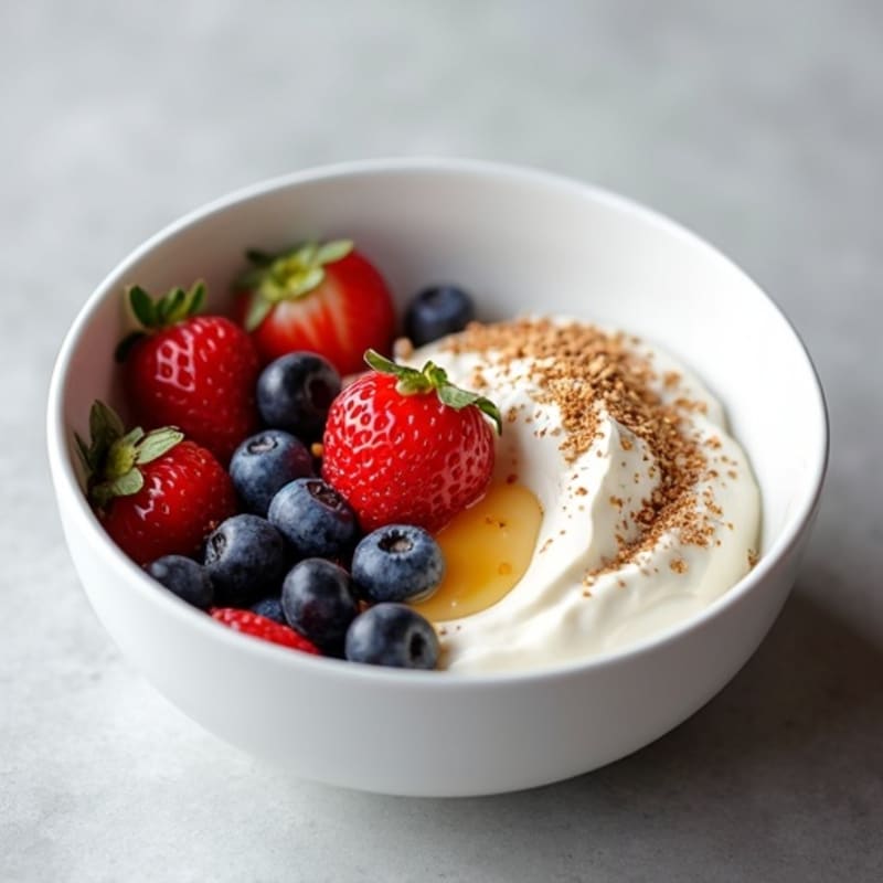 Creamy Greek Yogurt Protein Bowl with Berries