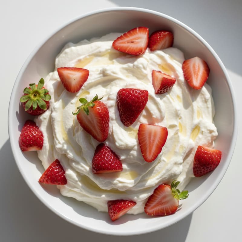 Silky Greek Yogurt Protein Pudding with Berries