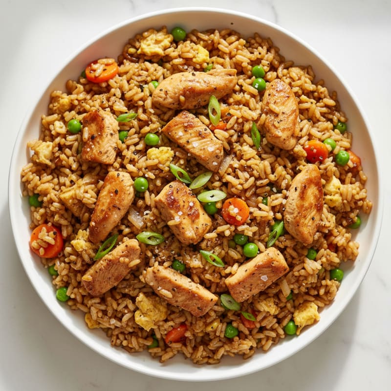 Chicken and Vegetable Fried Rice