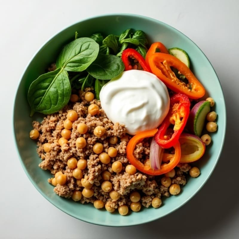 Lean Ground Turkey and Vegetable Power Bowl