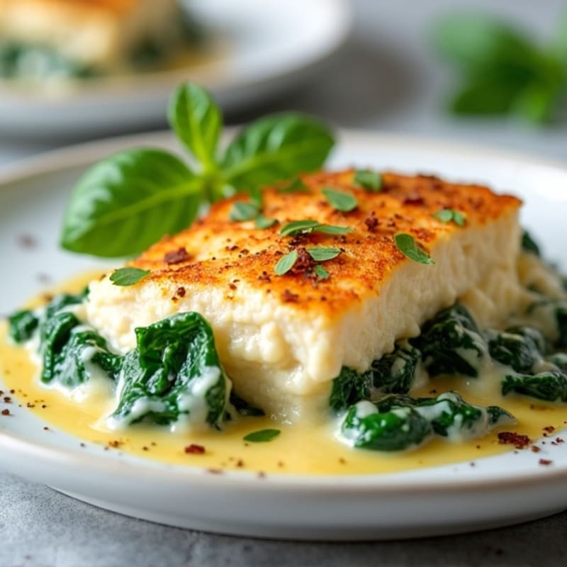 Creamy Chicken and Spinach Bake with Ricotta