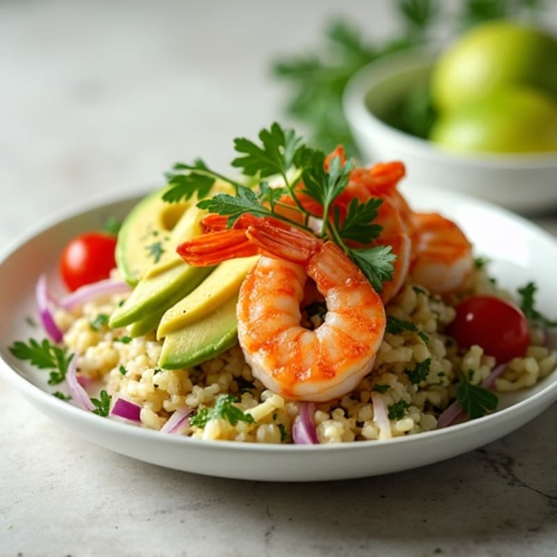 Citrus-Marinated Shrimp and Creamy Avocado Ceviche