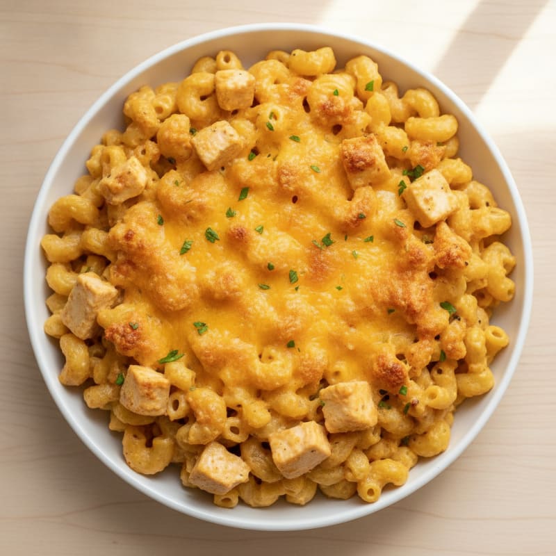 High-Protein Baked Macaroni and Cheese
