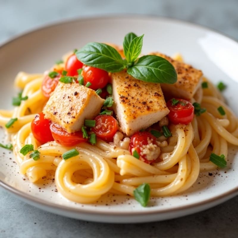 Creamy Cajun Chicken Pasta with Bell Peppers