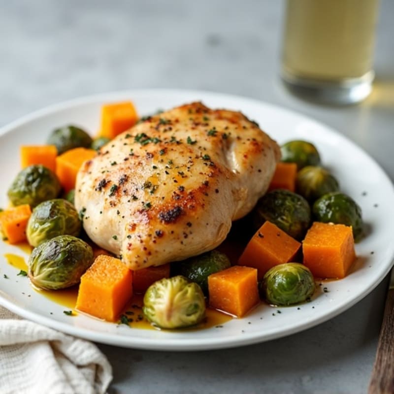 Herb-Roasted Chicken with Roasted Vegetables