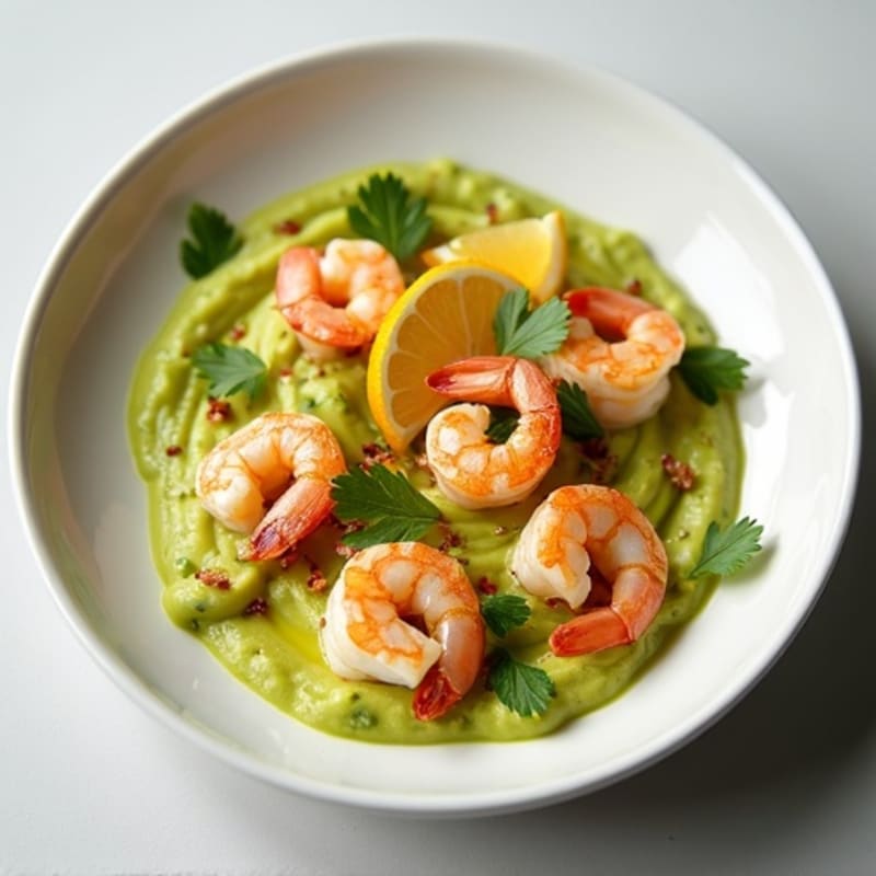 Fresh Citrus Marinated Shrimp with Creamy Avocado
