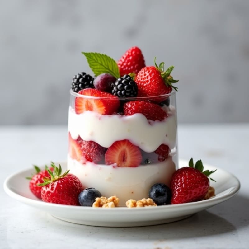 Greek Yogurt Protein Berry Parfait