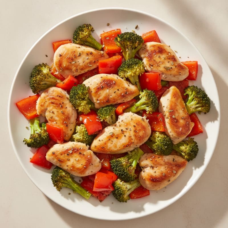Simple Chicken and Vegetable Bake