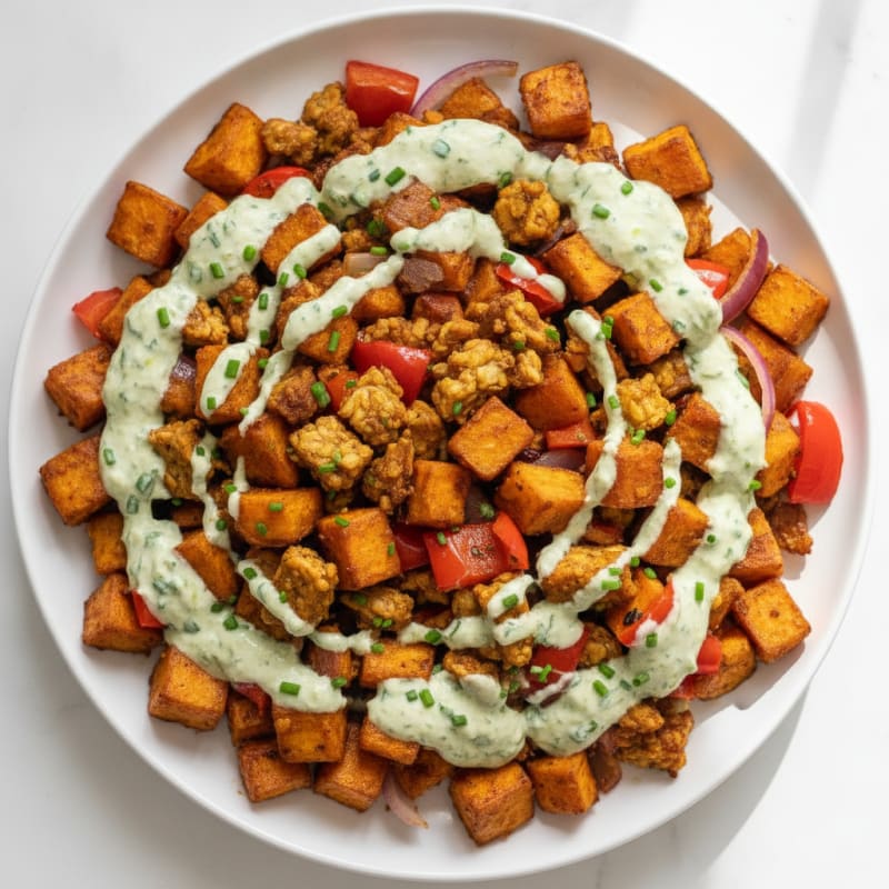 Sheet Pan Sweet Potato Hash