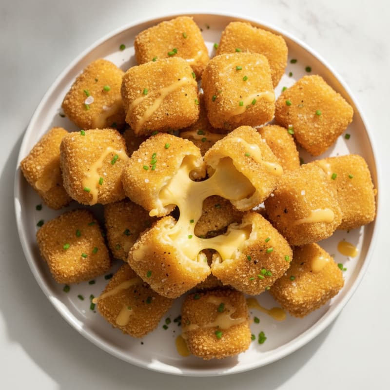 Golden Macaroni and Cheese Bites
