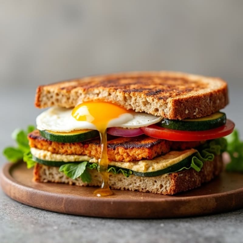 Hearty Grilled Veggie Sandwich