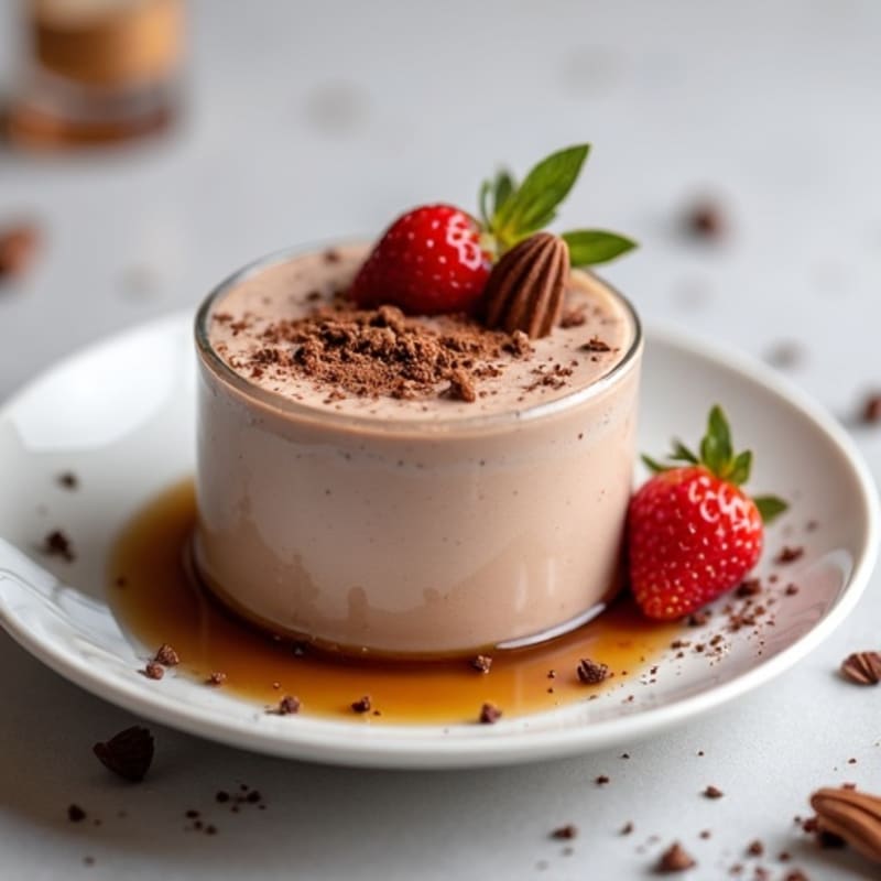 High-Protein Yogurt Chocolate Pudding