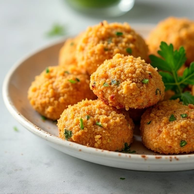 Crispy Baked Lemon Herb Chicken Bites