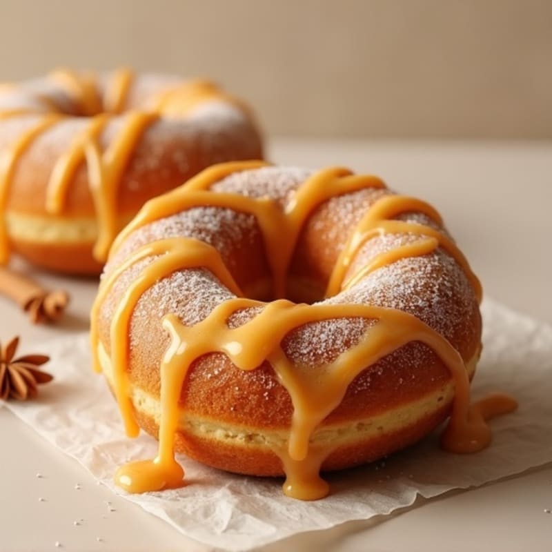 Fluffy Pumpkin Spice Protein Baked Donuts
