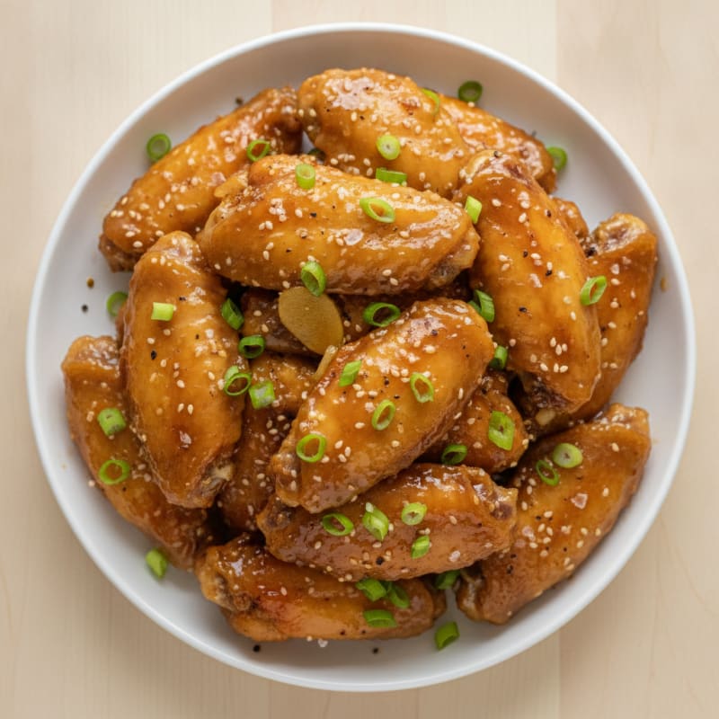 Honey-Garlic Glazed Chicken Wings